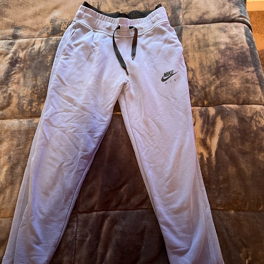 Blue Nike joggers